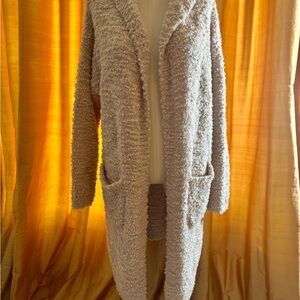 Rachel Zoe Cream Textured Cardigan
